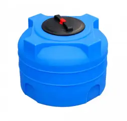 Емкость вертикальная 200л синяя