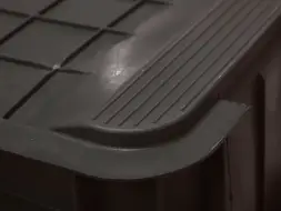 Ящик пластиковый сплошной, 710x500x455 мм, 122 л, черный [425]