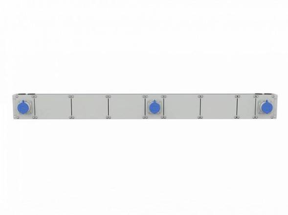 Шина для электропроводки ДВК 1200 мм (230V x 3)