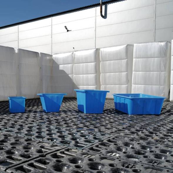 Ванна пластиковая пищевая К, 90 л, HDPE, белый [132.0090.001.0]