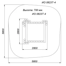Песочница HARDWOOD «Бильбейс»