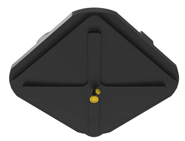 Бак пластиковый для летнего душа с лейкой, 110 л, черный [БД110/17]