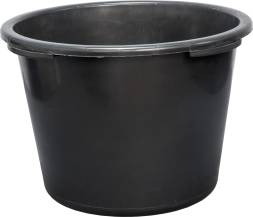 Емкость техническая пластиковая круглая, 20 л, чёрный [Емкость 20 круг]
