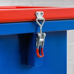 Контейнер герметичный специализированный вертикальный для битых ламп и термометров ГСК 600, 600х400х400 мм