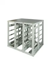 Двусторонний Стелла-техник Стеллаж-V-3-30 с направляющими под V-3, 30 ячеек, без ручки, серия К