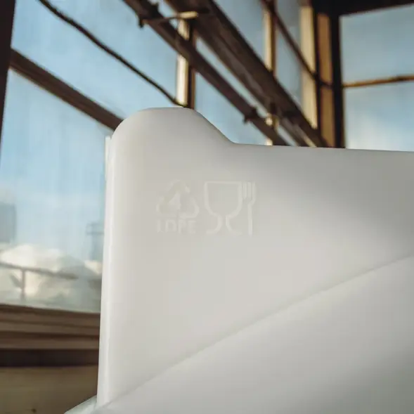 Емкость ЦКТ 5000 л с патрубком 160мм под плотность до 1,2 г/см3 белая в обрешетке