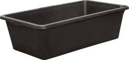 Емкость техническая пластиковая прямоугольная, 40 л, чёрный [Емкость 40 прямоуг]