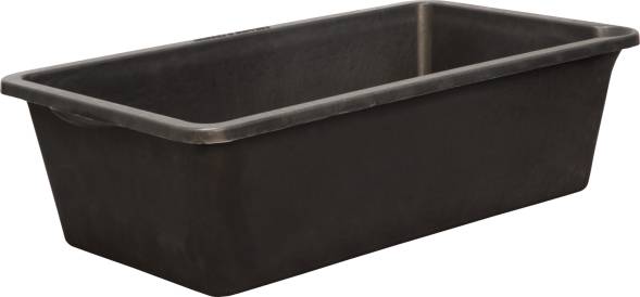 Емкость техническая пластиковая прямоугольная, 40 л, чёрный [Емкость 40 прямоуг]