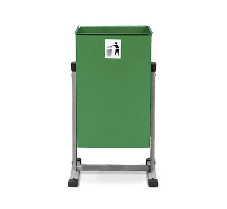 Урна уличная металлическая квадратная, 25 л