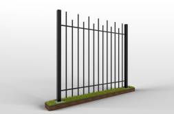Забор металлический сварной секционный СЗ-2, 1 м²