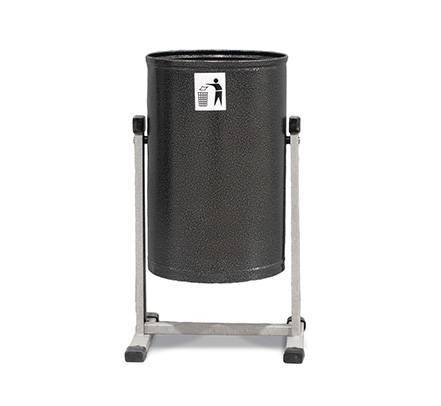 Урна для мусора круглая металлическая уличная облегченная, 21 л