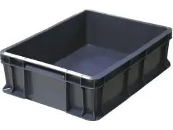 Ящик пластиковый сплошной, 400×300×120 мм, 10.6 л, белый [701.03.02 М]