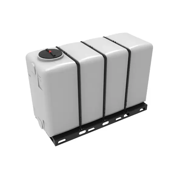 Емкость KR 4000л белая в обрешетке (полный слив)