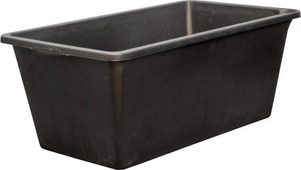 Емкость техническая пластиковая прямоугольная, 60 л, чёрный [Емкость 60 прямоугол]