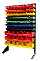 Стеллаж с пластиковыми ящиками 1501-0/7/3 CH-Kombo