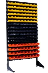 Стеллаж с пластиковыми ящиками 1801-12/4/0 G-O