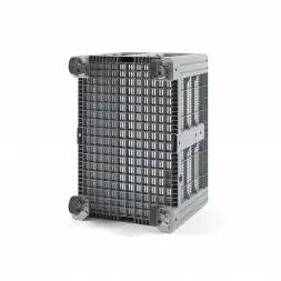 Пластиковый контейнер IBOX 1200х800 перфорированный на колесах