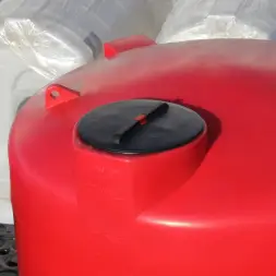 Емкость пластиковая для хранения удобрений (КАС/ЖКУ) ЭКОПРОМ TOR, 10000л, красный [4014.10000.101.000]