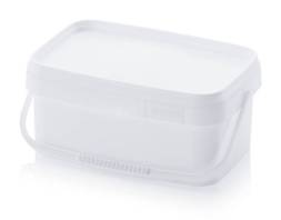 Ведро пластиковое прямоугольное, 4.4 л [2397]