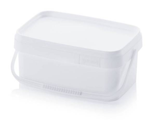 Ведро пластиковое прямоугольное, 4.4 л [2397]