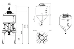 Комплект ЦКТ 60л премиум