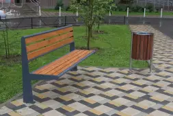 Скамейка стальная «Поло»