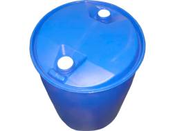 Бочка пластиковая с крышкой и 2-мя пробками, 227 л, синий [БП 227п 7,5кг]