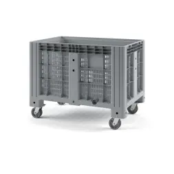 Контейнер iBox 1200х800х800 на колесах с краном 1"